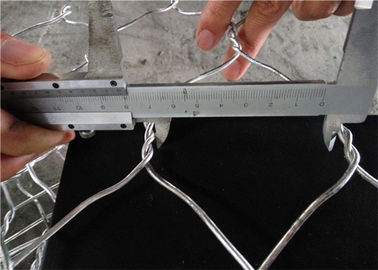 熱い浸された電流を通された六角形のGabion箱亜鉛上塗を施してある表面処理