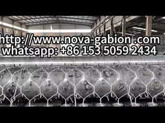 海岸保護のための河川制御ガビオンバスケット