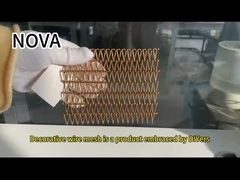 アルミニウム 柔軟な開口強度 耐腐蝕性 装飾用ワイヤーメッシュ