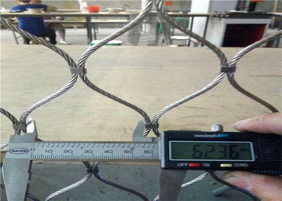 OEM 316の等級7x19のステンレス鋼 ワイヤー ロープの網