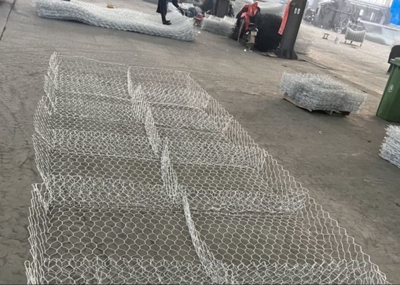 熱いすくいのレノの重いマットレスのGabionの石塀は油圧仕事の使用に電流を通した