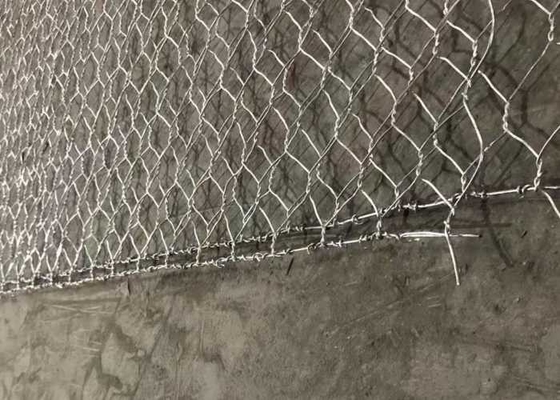 メッシュサイズ 60x80mm レノガビオンマットレス 支える構造のための高強度