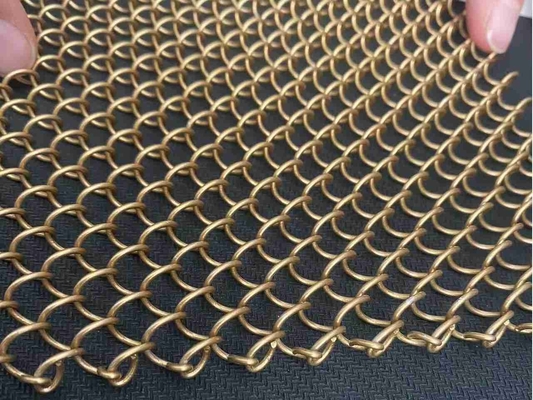 天井 デヴィダー アルミ チェーンリンク カーテン 4mm 5mm 6mm 金属 飾り付け