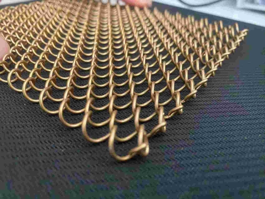 天井 デヴィダー アルミ チェーンリンク カーテン 4mm 5mm 6mm 金属 飾り付け