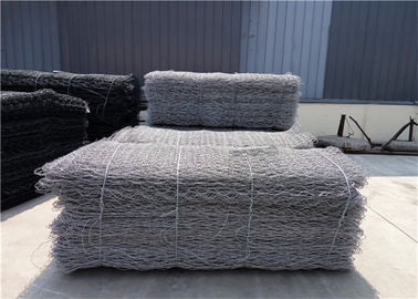 2x1x0.5m 鋼鉄のガルバン化六角線ガビオン網 100x120mm 230g/m2