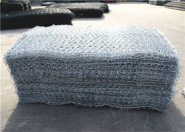 2x1x0.5m 鋼鉄のガルバン化六角線ガビオン網 100x120mm 230g/m2