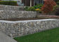 亜鉛上塗を施してある庭の壁ワイヤー バスケット、土の保持の溶接網パネル