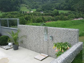 擁壁のGabionの建築バスケット、穏やかな鋼鉄Gabionの石のおり