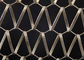 金属リンク装飾的な金網はカーテンのための螺線形の装飾的な網にパネルをはめます