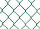 プラスチック上塗を施してあるチェーン・リンクの塀の網/頑丈なチェーン・リンクの囲うこと
