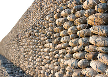 地球安定のための10%のGalfanによって塗られる溶接された網Gabions