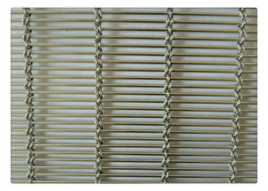 建築0.2mm-4mmワイヤー直径のための編まれた装飾的な金網の塀のパネル