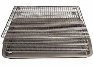 BBQは長方形の形のワイヤー バーベキューのグリルの網のステンレス鋼に火格子を付けます